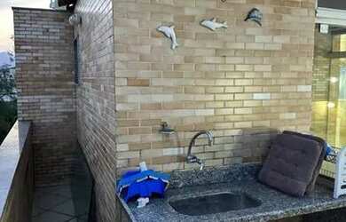 Imagem: O apartamento na cobertura possui 3 Dormitórios, 2 Banheiros