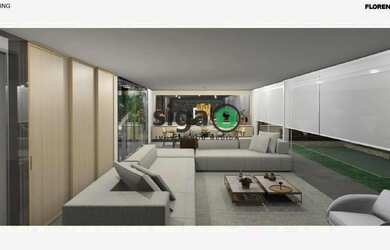 Imagem: A casa em condomínio possui 4 Dormitórios, 5 Banheiros, 5