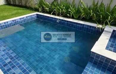 Imagem: A casa em condomínio para alugar possui 4 Dormitórios, 5 Banheiros