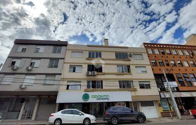 Imagem: O apartamento possui 1 Dormitório, 1 Banheiro, 1 Vaga na garagem