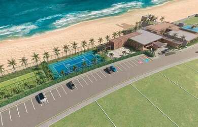 Imagem: A casa em condomínio possui 5 Dormitórios, 5 Banheiros, 439m²