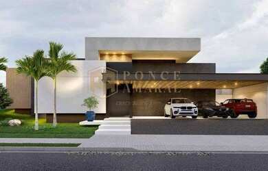 Imagem: A casa possui 4 Dormitórios, 5 Banheiros, 4 Vagas na garagem