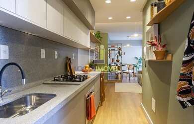 Imagem 7: Apartamento novo todo mobiliado de 3 quartos 1 suíte e vaga para 2 carros em Condomínio fe