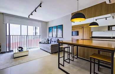 Imagem: O apartamento possui 1 Dormitório, 2 Banheiros, 49m² de Área