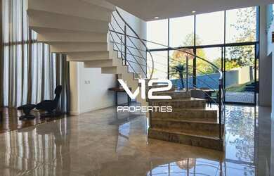 Imagem 2: Casa com 4 suites e lazer estilo Rooftop, 470 m² - Alphaville Lagoa dos...