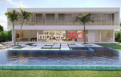 Imagem: A casa em condomínio possui 5 Dormitórios, 5 Banheiros, 5