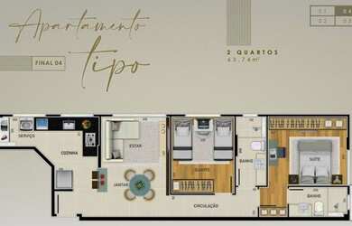 Imagem 5: Apartamento à venda, 2 quartos, 1 suíte, 2 vagas, Lourdes - Belo Horizonte/MG