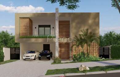 Imagem: A casa em condomínio possui 4 Dormitórios, 5 Banheiros, 4