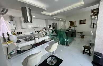 Imagem: O apartamento na cobertura possui 3 Dormitórios, 4 Banheiros