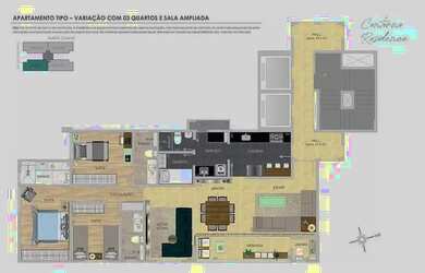 Imagem 5: Apartamento à venda, 4 quartos, 2 suítes, 4 vagas, Lourdes - Belo Horizonte/MG