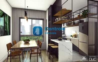 Imagem: O apartamento à venda possui 1 Dormitório, 1 Banheiro, 1 Vaga