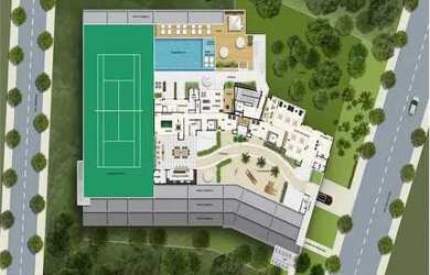 Imagem: O apartamento possui 4 Dormitórios, 4 Banheiros, 4 Vagas na