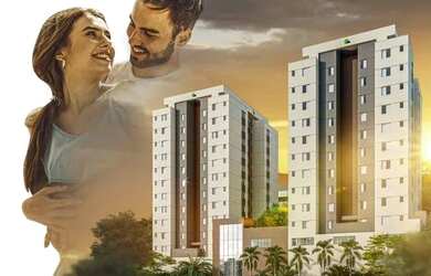 Imagem: O apartamento possui 2 Dormitórios, 2 Banheiros, 2 Vagas na