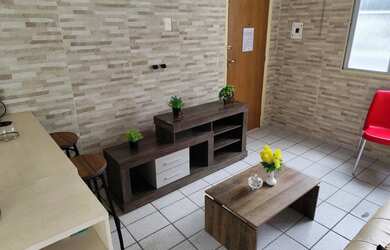 Imagem: A kitnet possui 1 Dormitório, 1 Banheiro, 32m² de Área e