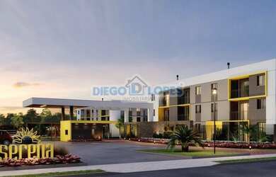 Imagem: O apartamento possui 2 Dormitórios, 1 Banheiro, 1 Vaga na garagem