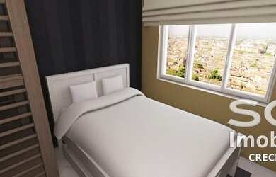 Imagem: O apartamento possui 1 Dormitório, 1 Banheiro, 29m² de Área