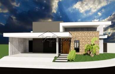 Imagem: A casa em condomínio possui 4 Dormitórios, 5 Banheiros, 2