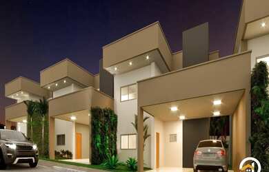 Imagem: A casa em condomínio possui 3 Dormitórios, 4 Banheiros, 2