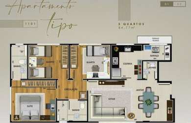 Imagem 3: Apartamento à venda, 2 quartos, 1 suíte, 2 vagas, Lourdes - Belo Horizonte/MG