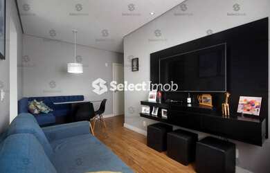 Imagem: O apartamento possui 2 Dormitórios, 1 Banheiro, 1 Vaga na garagem