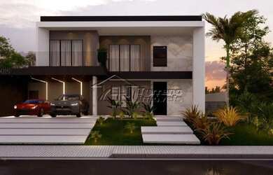 Imagem: A casa em condomínio possui 3 Dormitórios, 4 Banheiros, 2