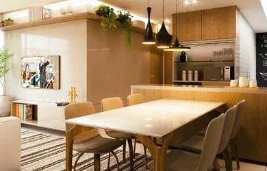 Imagem: O apartamento possui 2 Dormitórios, 2 Banheiros, 2 Vagas na