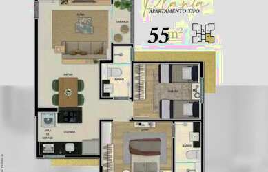 Imagem 9: Apartamento à venda, 2 quartos, 1 suíte, 2 vagas, Buritis - Belo Horizonte/MG
