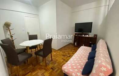 Imagem: O apartamento possui 1 Dormitório, 1 Banheiro, 1 Vaga na garagem