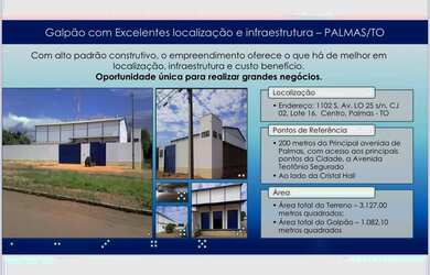 Imagem: O depósito possui 5 Vagas na garagem, 1.082m² de Área e