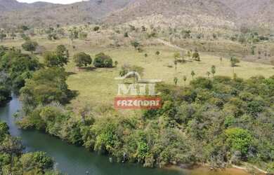 Imagem: A fazenda à venda possui e está localizado em Minaçu, GO