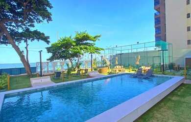 Imagem: O apartamento possui 1 Dormitório, 1 Banheiro, 1 Vaga na garagem