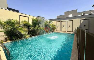 Imagem: A casa em condomínio possui 3 Dormitórios, 5 Banheiros, 4