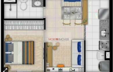 Imagem 11: Apartamento com 1 dormitório, 33 m² - venda por R$ 290.000,00 ou aluguel...