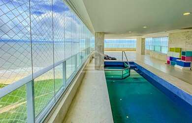 Imagem 1: Apartamento Luxuoso 627m² na Ponta do Farol Vista Mar e Porcelanato 03...