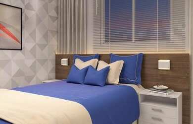 Imagem: O apartamento possui 2 Dormitórios, 2 Banheiros, 1 Vaga na