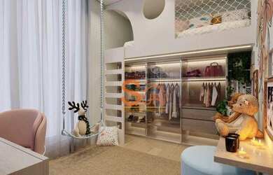 Imagem: O apartamento na cobertura possui 2 Dormitórios, 3 Banheiros