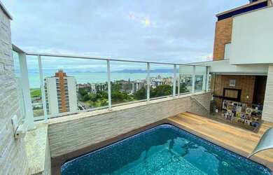 Imagem: O apartamento na cobertura possui 3 Dormitórios, 3 Banheiros