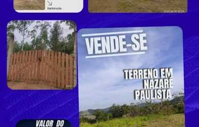 Imagem 1: já parou par pensa em descasa em um terreno em santa luzia-Nazaré paulista...