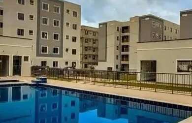 Imagem: O apartamento possui 2 Dormitórios, 1 Banheiro, 1 Vaga na garagem