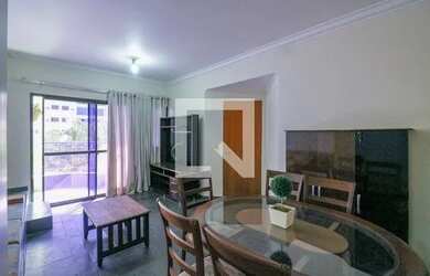 Imagem: O apartamento possui 1 Dormitório, 1 Banheiro, 1 Vaga na garagem