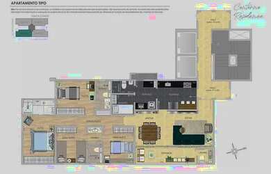 Imagem 3: Apartamento à venda, 4 quartos, 2 suítes, 4 vagas, Lourdes - Belo Horizonte/MG