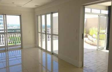 Imagem: O apartamento na cobertura possui 4 Dormitórios, 5 Banheiros