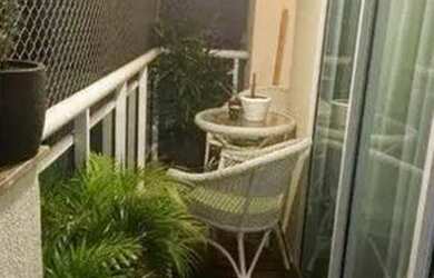 Imagem: O apartamento na cobertura possui 2 Dormitórios, 2 Banheiros