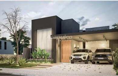 Imagem: A casa em condomínio possui 3 Dormitórios, 2 Banheiros, 4