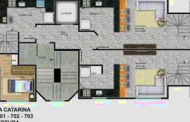 Imagem 5: Apartamento à venda, 2 quartos, 2 suítes, 1 vaga, Lourdes - Belo Horizonte/MG