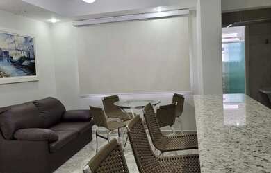 Imagem: O apartamento possui 1 Dormitório, 1 Banheiro, 1 Vaga na garagem