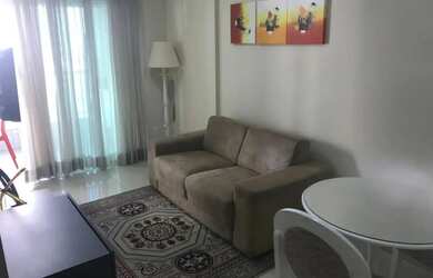 Imagem: O apartamento possui 1 Dormitório, 1 Banheiro, 1 Vaga na garagem