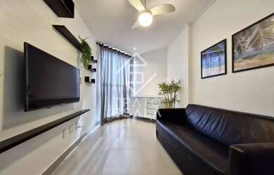 Imagem: O apartamento possui 1 Dormitório, 1 Banheiro, 1 Vaga na garagem