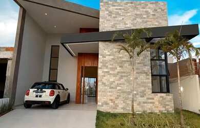 Imagem: A casa em condomínio possui 3 Dormitórios, 2 Banheiros, 2