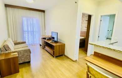 Imagem: O studio possui 1 Dormitório, 1 Banheiro, 1 Vaga na garagem